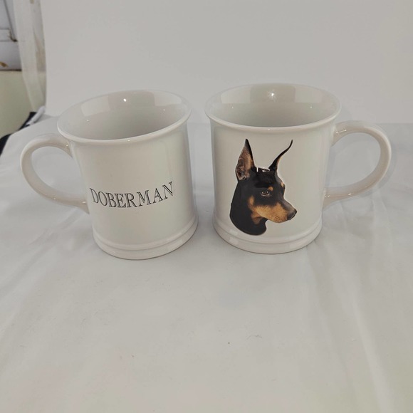 XPRES Doberman Pinscher 3d Coffee Mug Cup Dog Ceramic Pet Owner Beverage Tea - Picture 1 of 10